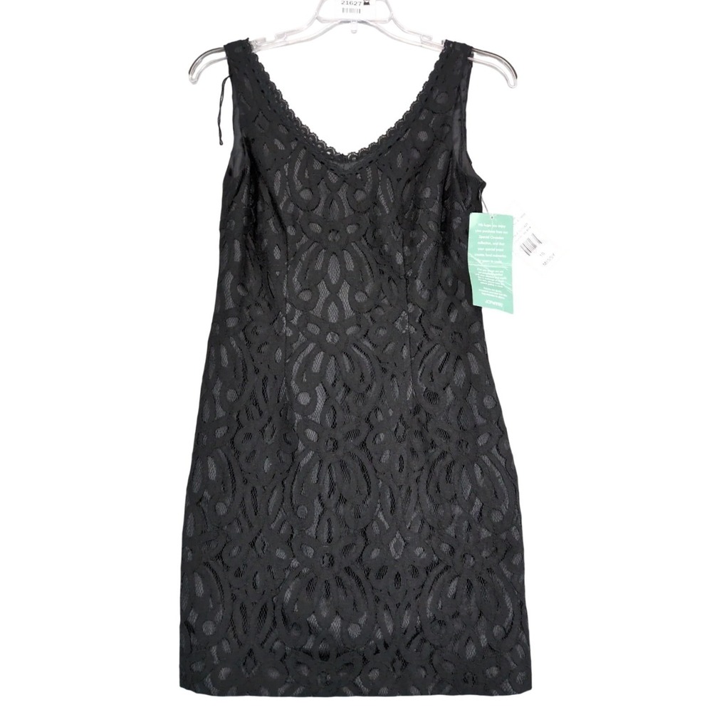 NWT Scarlett Nite Black Floral Lace Cocktail Dress Sz 10 Fairy Grunge Goth Party
